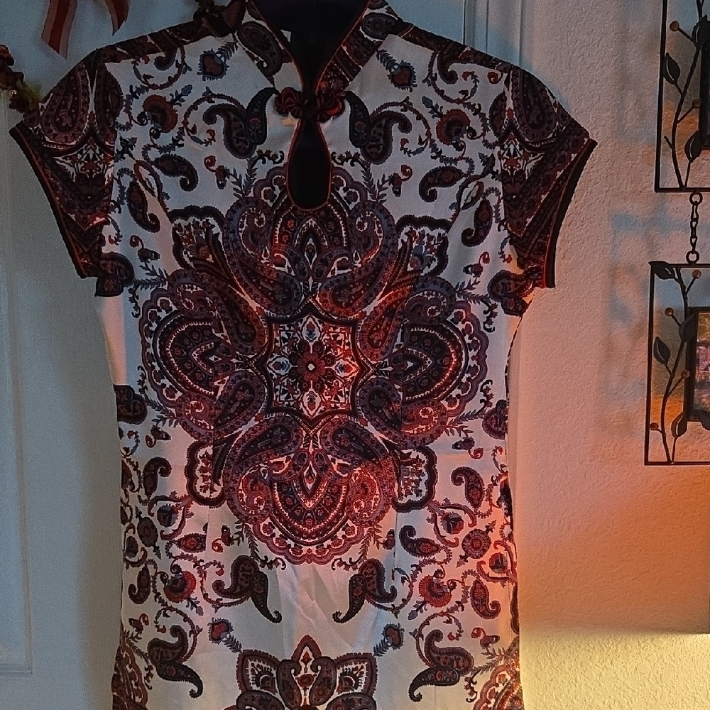 Paisley Print Women's Top
